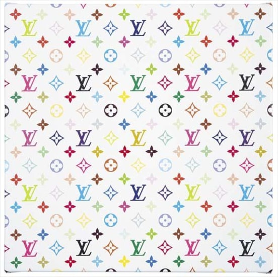 Takashi Murakami X Louis Vuitton White Monogram Multicolore Sarah