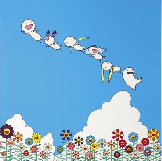 387: TAKASHI MURAKAMI, Monogram Mini Multicolore - white < Modern