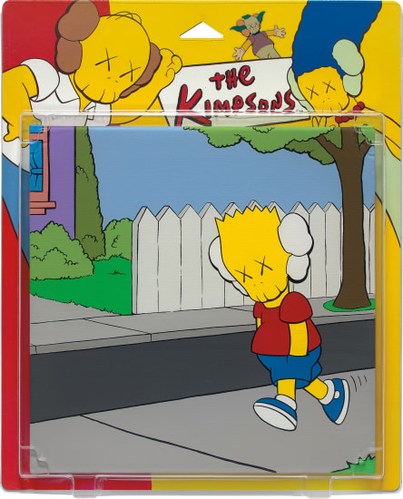 kaws simpsons painting