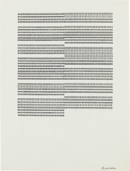 Carl Andre - 20th Century & Contemporary Art Day Sale New York ...