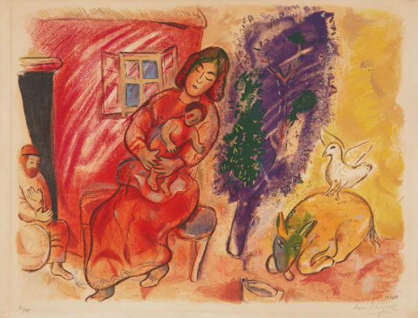 MUSEUM ART PRINT Le Garcon dans les Fleurs Marc Chagall 