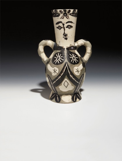 Pablo Picasso, Vase Deux Anses Hautes (Vase with two high handles) (The  Queen), 1953 A.R. 213, Ceramic