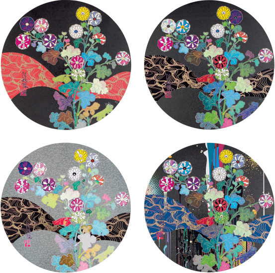 Love the butterflies in this scarf by Takashi Murakami for Louis
