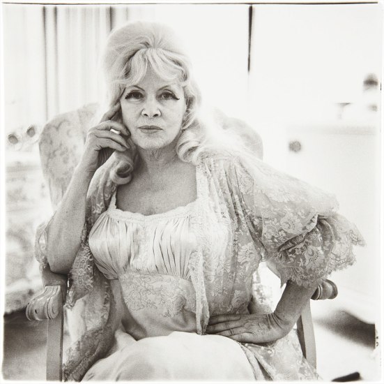 Diane Arbus - Mae West in a Chair at Home, Santa Monica, Cal ...