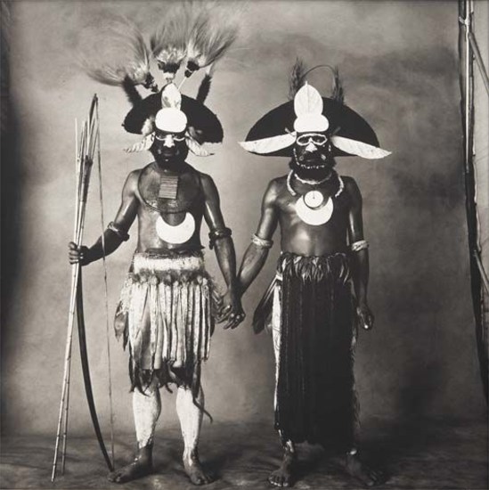 Irving Penn, Saul Steinberg in Nose Mask, New York