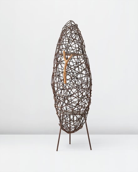 Cocoon chair Disco Ball edition by the Campana brothers, covered with