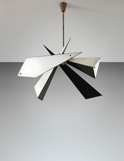 Angelo Lelii Ceiling Light 1950s Phillips