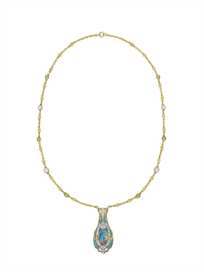 tiffany opal necklace