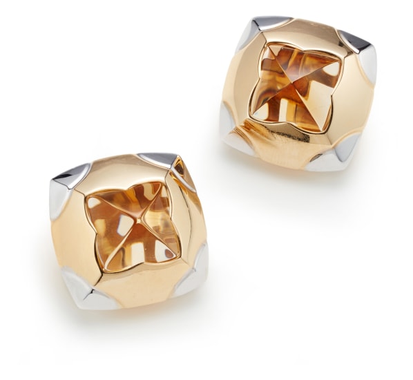 Bulgari pyramid discount earrings