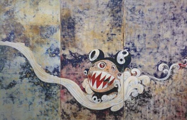 Dragon in Clouds Scarf x Takashi Murakami