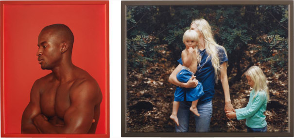 605px x 285px - Elad Lassry - Two works: i) Black Man, 2007; ii) Mother, Son and ...