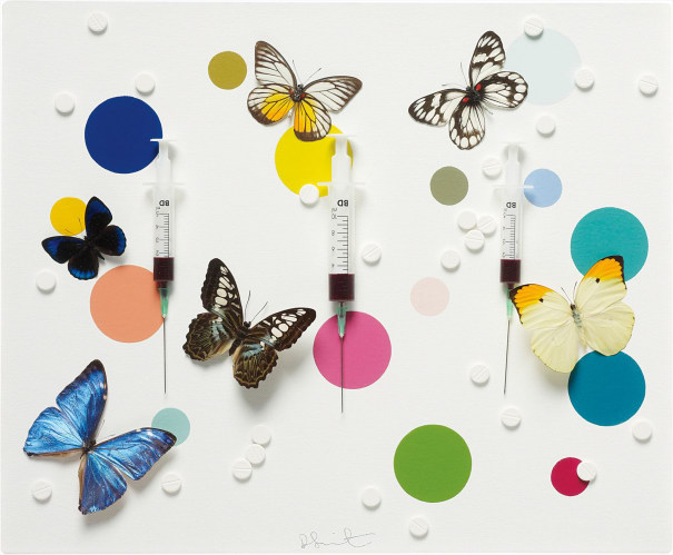 605px x 499px - Damien Hirst - Happiness, 2008 | Phillips