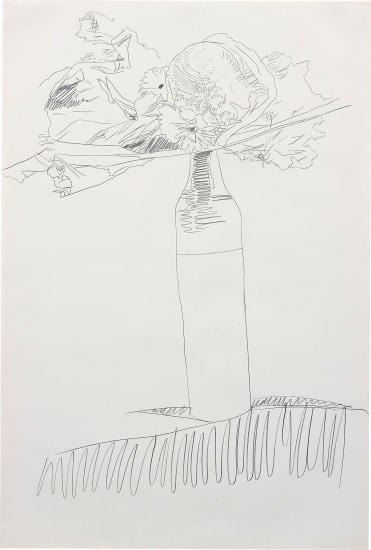 Andy Warhol Flower Drawing Phillips