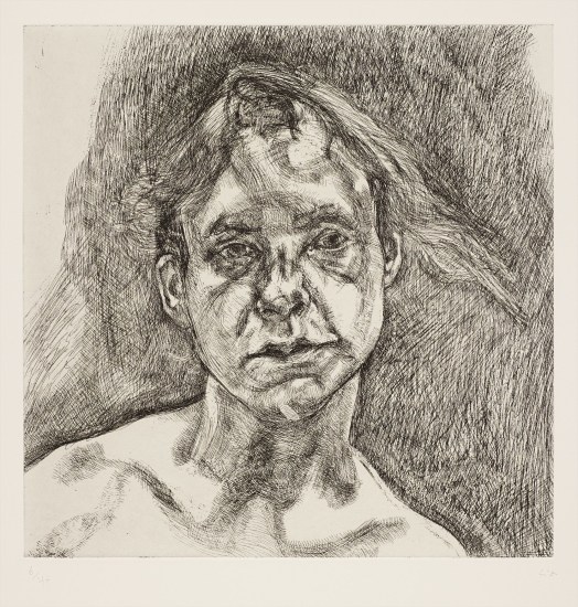 Woman with an Arm Tattoo Lucian Freud 1996  Tate