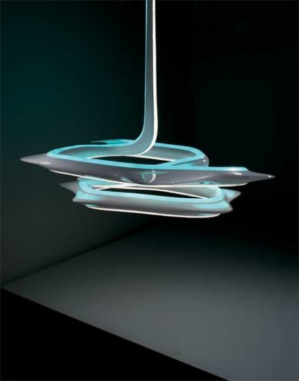 zaha hadid vortex lighting