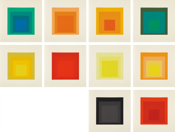 Josef Albers Homage To The Square Edition Keller Ia Ik - 