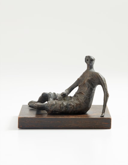 Henry Moore Maquette For Draped Reclining Woman Phillips