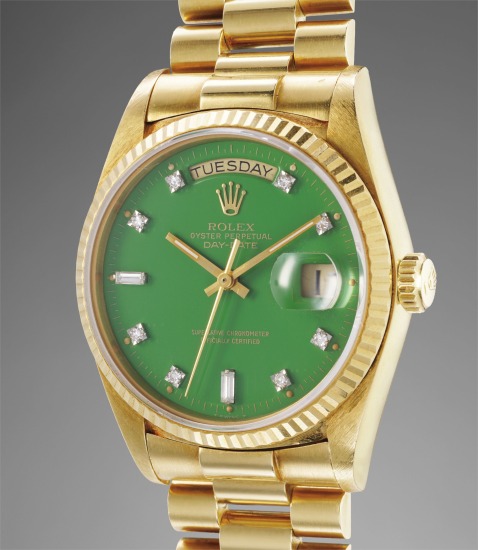 rolex 18038 green dial