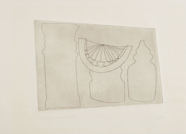 Ben Nicholson Turkish Sundial Between Two Turkish Forms 1967 Editions Works On Paper New York Monday October 16 17 Lot 186 Phillips