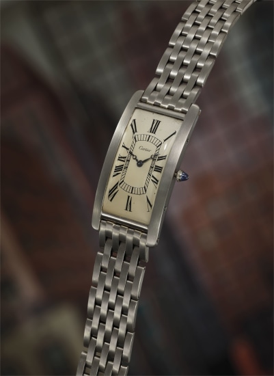 cartier platinum watch price