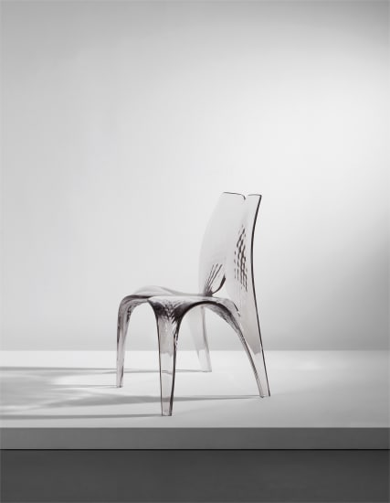 Zaha Hadid Chair From The Liquid Glacial Collection 2015