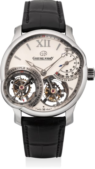 greubel forsey quadruple tourbillon