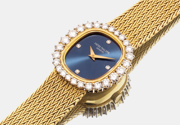 patek philippe gold diamond watch