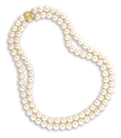 Diamond Double-strand Necklace, Cartier 