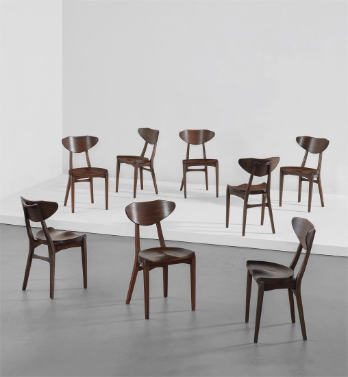 Richard Jensen And Kjaerulff Rasmussen Set Of Eight Dining