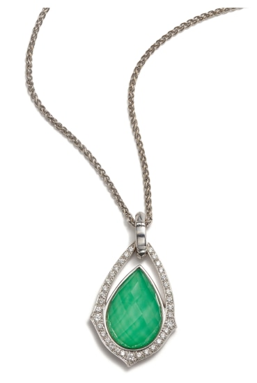 Stephen Webster A Chrysoprase Doublet And Diamond Necklace Phillips - Stephen Webster Pendant Necklace Stephen Webster A Chrysoprase Doublet And Diamond Necklace Phillips - Stephen Webster Pendant Necklace