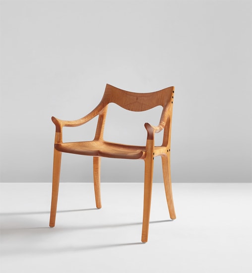 Sam Maloof Low Back Side Chair 1988 Phillips