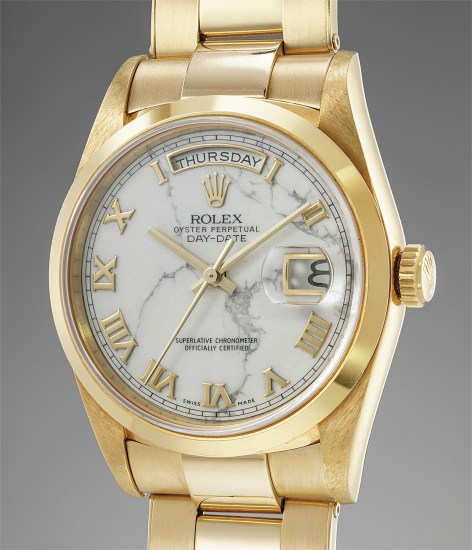 rolex day date marble