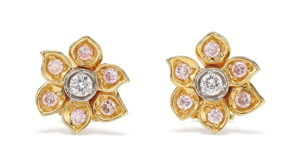 gold earrings under 12000