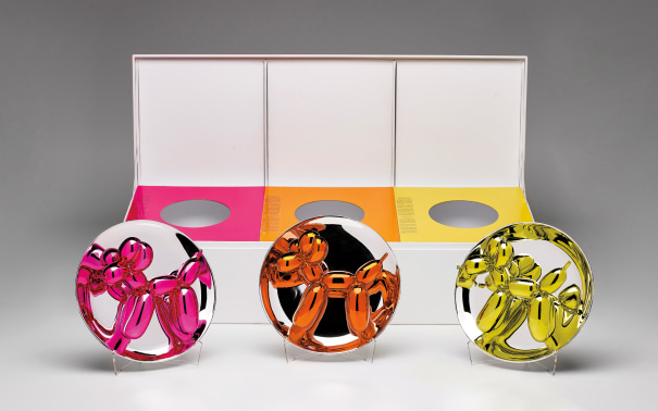 Jeff Koons Balloon Dogs Presentation Set Magenta Orange Yellow 15 Phillips