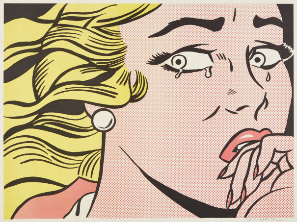 Roy Lichtenstein Crying Girl 1963 Evening Day Editions New York Friday October 25 19 Lot 74 Phillips