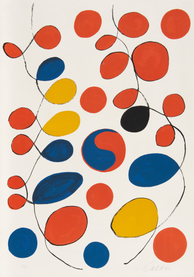 Alexander Calder Loops And Yin Yang 1969 Phillips