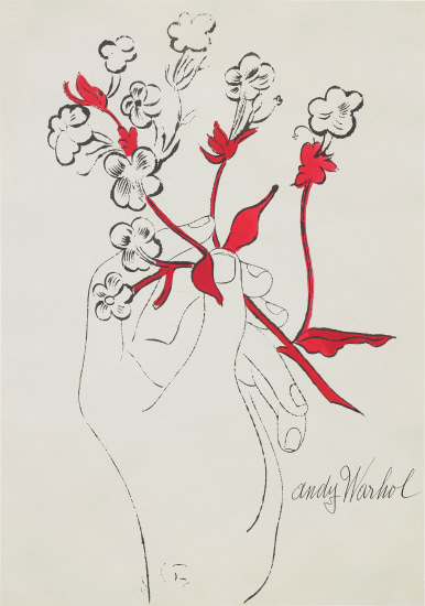 Phillips Andy Warhol Hand With Flowers New Now London Thursday December 12 19 Lot 129