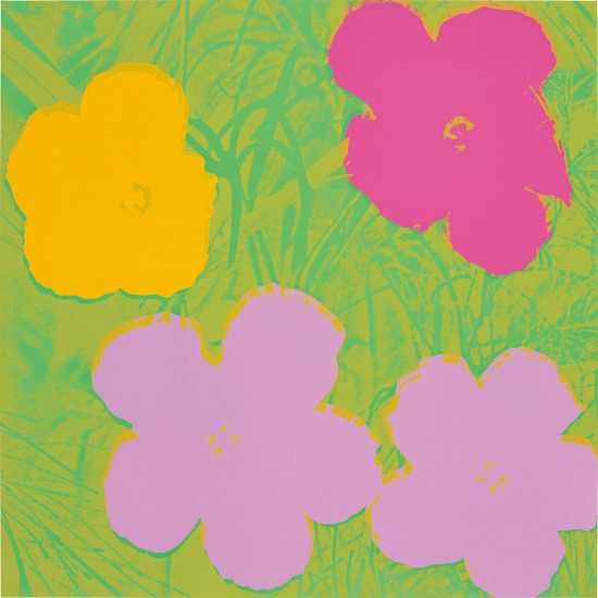 Phillips Andy Warhol Flowers 1970 Bloom Online Auction New York Thursday May 7 Lot 10