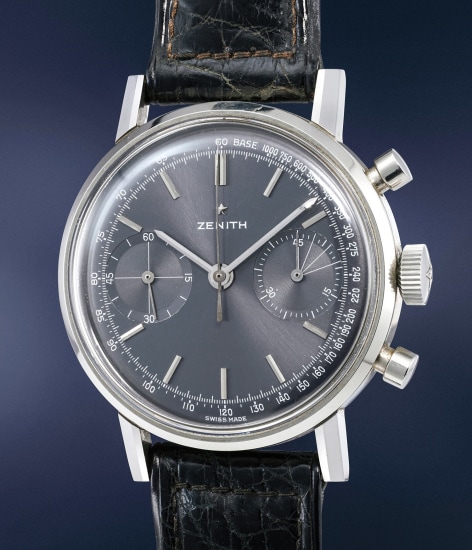 Zenith A Very Well Preserved And Attractive Stainless Steel