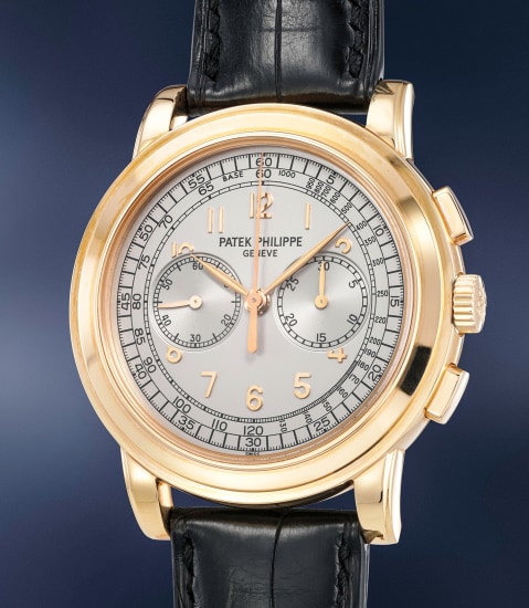 Patek Philippe - A large, rare and impressive pink gold chronograph ...