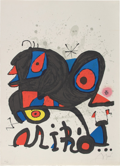 Joan Miro Exhibition Miro At The Louisiana Humlebaek Denmark 1974 Phillips