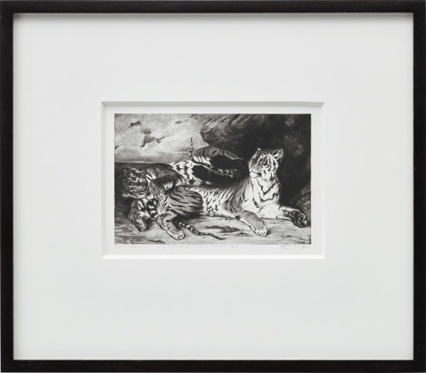 Robert Longo Untitled After Delacroix A Young Tiger Playing With Its Mother 10 th C Contemporary Art Day Sale Afternoon Session New York 年7月2日 拍品268 Phillips