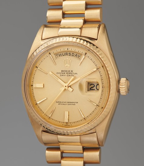 rolex day date yellow gold