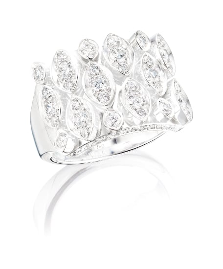 cartier black diamond ring