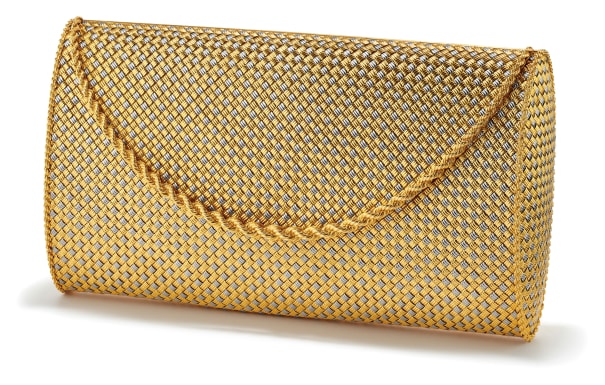 gold evening purse