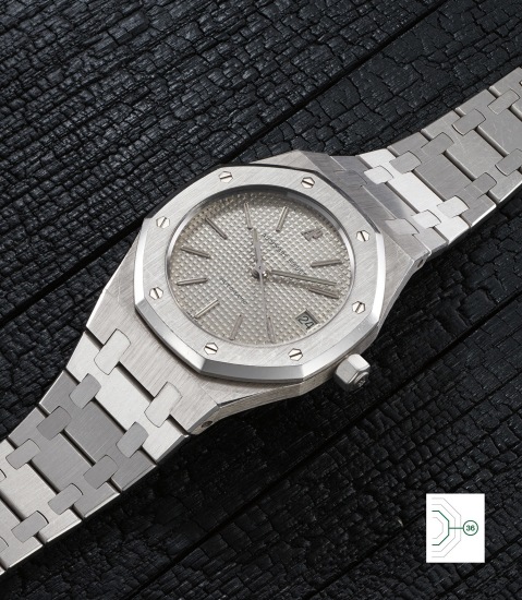 Ap royal oak grey dial best sale