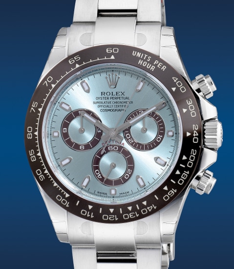 Rolex daytona deals blue bezel