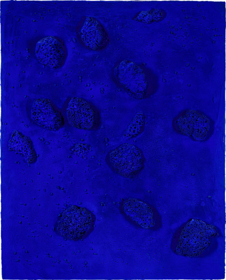 Yves Klein, Untitled Blue Sponge-Sculpture (SE285) (ca. 1958)
