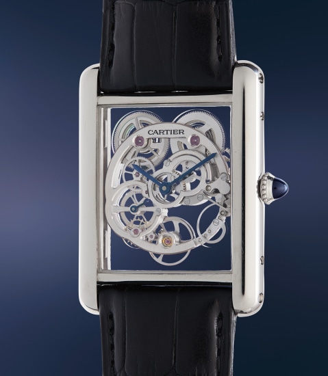 Cartier discount tank skeleton