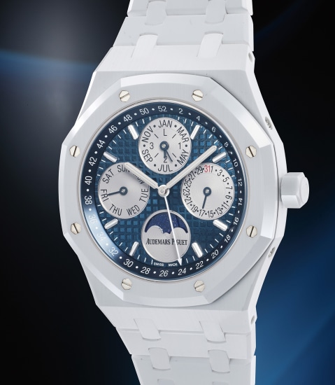 Audemars Piguet Royal Oak Perpetual Calendar White Ceramic 26579CB.OO.1225CB.01 | Luxury Watches | AP